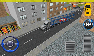 Car transport 3D trailer truck Screenshot 2
