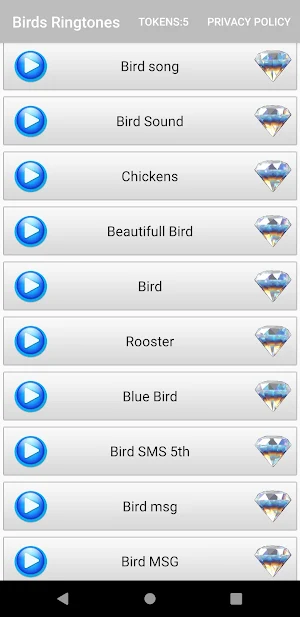 Birds Ringtones Screenshot 1
