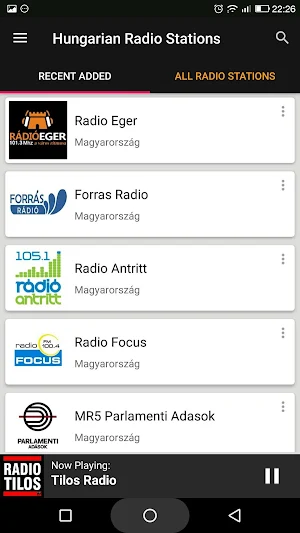 Hungarian Radio Stations Screenshot 1