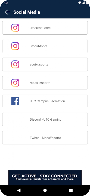 UTC Campus Recreation Screenshot 3