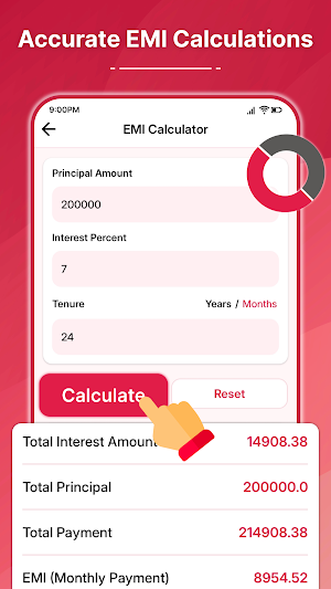Loan EMI Calculator – Finance Screenshot 1