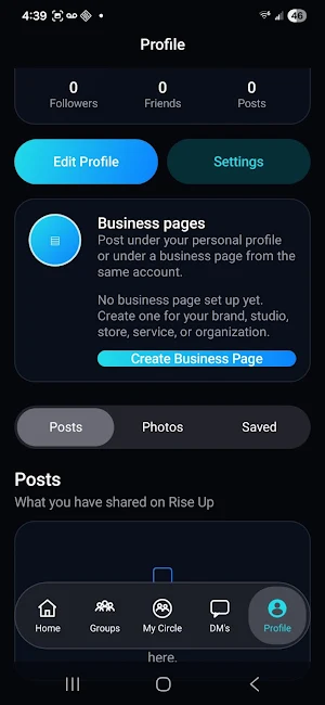 Rise Up Social Screenshot 2