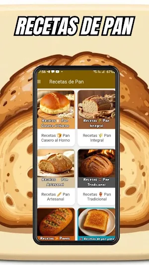 Recetas de Pan Screenshot 0