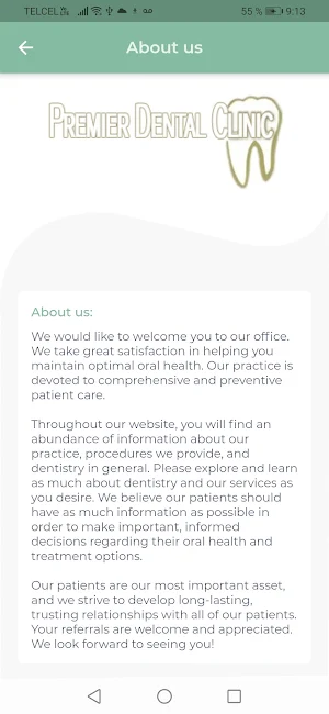 Premier Dental Clinic Screenshot 2