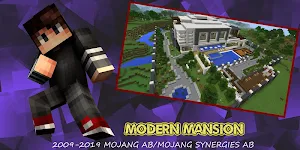 Map Modern Mansion : Big House Screenshot 2