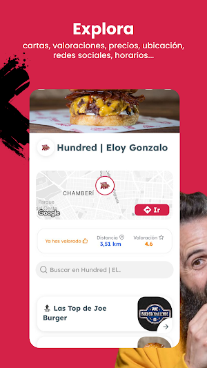 Joe Burger List Screenshot 3