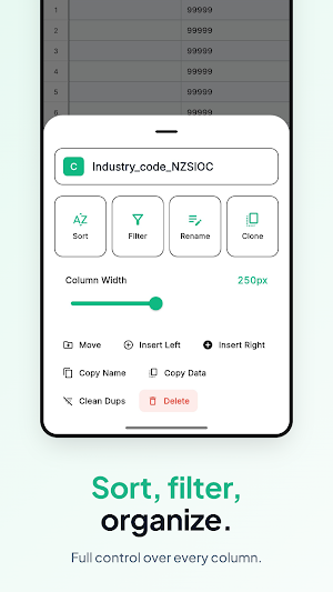 CSV Viewer & Editor - Fast Screenshot 3