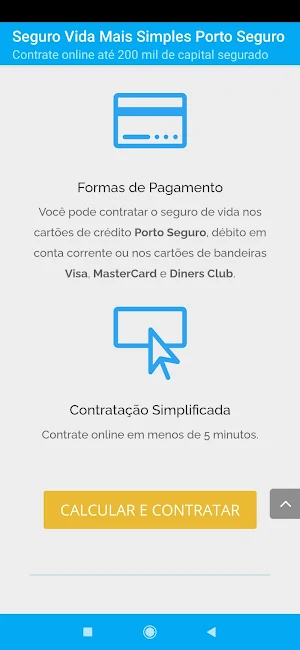 Contratar Seguro de Vida Online Screenshot 1