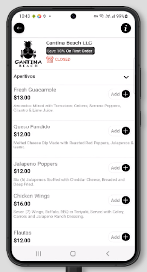 Cantina Beach LLC Screenshot 3