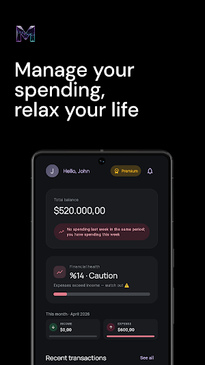 Monetra -  Budget Tracking Screenshot 0