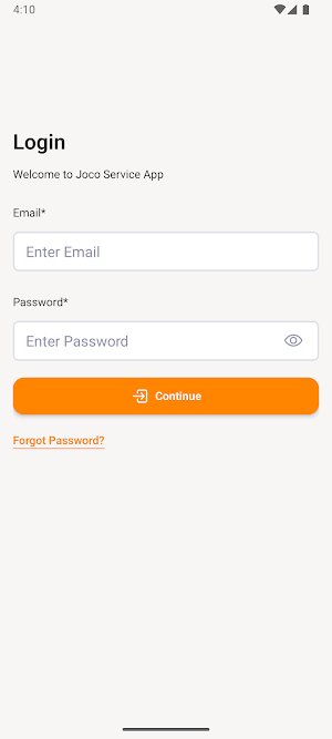 JOCO Service App Screenshot 1