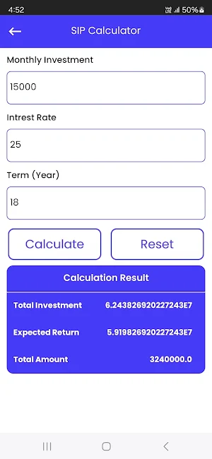 CashLoan - EMI Loan Calculator Screenshot 1