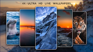 Live 4K Wallpaper & Edge Light Screenshot 1