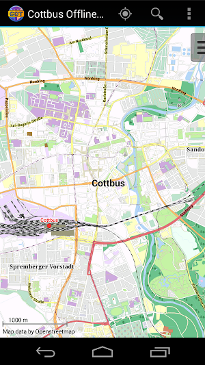 Cottbus Offline City Map Screenshot 0