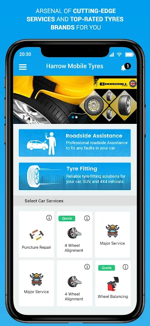 Harrow Mobile Tyres Screenshot 0