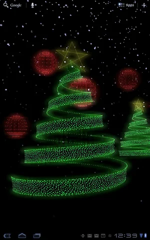 Holiday Lights Live Wallpaper Screenshot 2