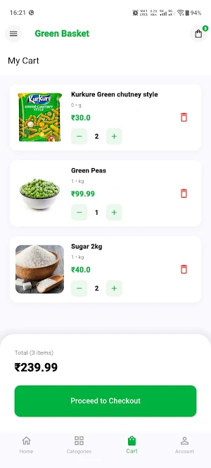 Green Basket Screenshot 2
