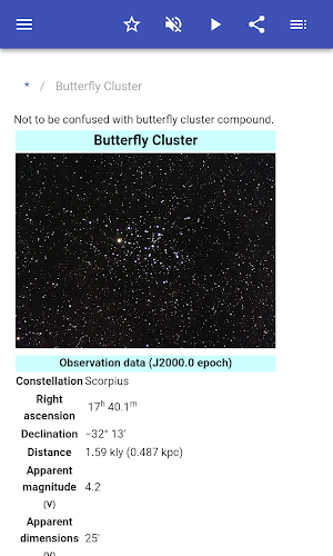 Messier Objects Screenshot 1