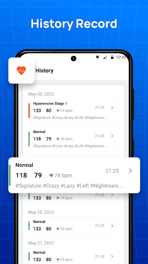 Blood Pressure App: Bp Tracker Screenshot 3