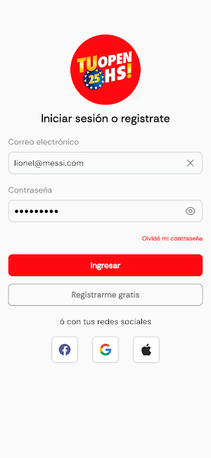 TuOPEN25HS! Screenshot 1