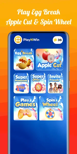PlayNWin – Fun Mini Games Screenshot 1