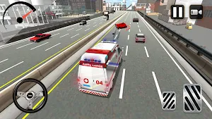 Ambulance hospital parking: city rescue driving Screenshot 0