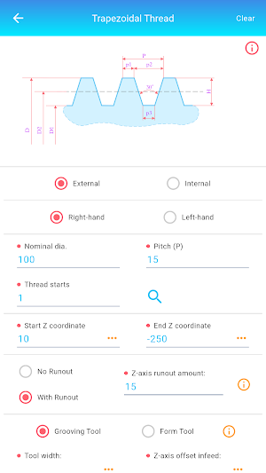 CNC Lathe Calculator Screenshot 3