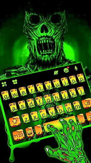 Scary Creepy Monster Keyboard Theme Screenshot 1