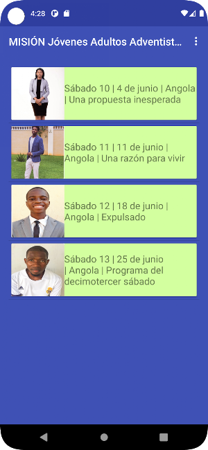 MISIÓN Adultos Adventistas Screenshot 0