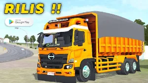 Mod Bussid Dump Truck Hino Screenshot 1