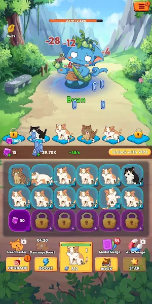 Group Cats Merge Legend Battle Screenshot 3
