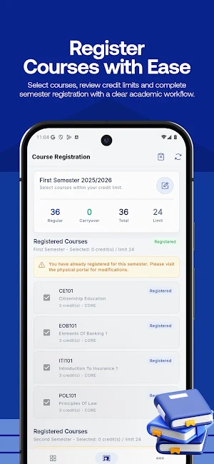 OOP Student Portal Screenshot 1