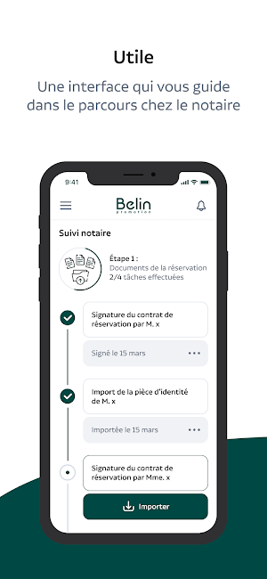 BELIN - ESPACE CLIENT Screenshot 2