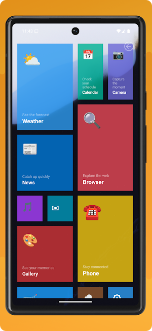 Tiles UI Launcher Screenshot 2