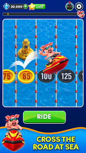 Piggy Cross Road Screenshot 1