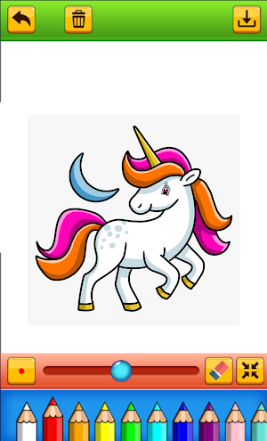 coloring pretty little horse Screenshot 2