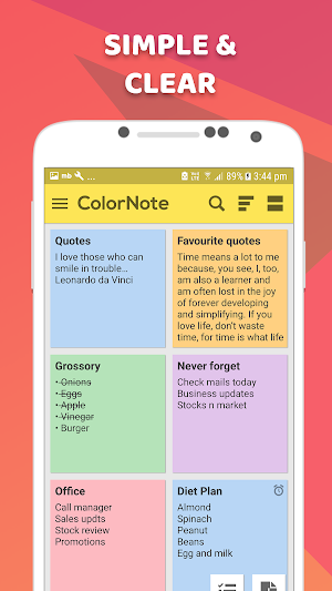 Color Notes Screenshot 0