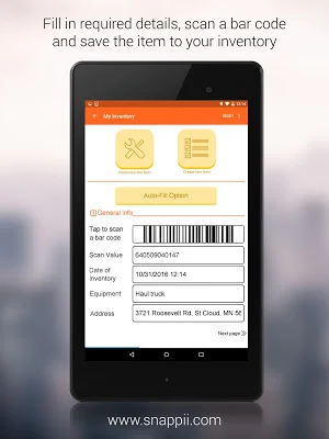Equipment Inventory App Screenshot 1