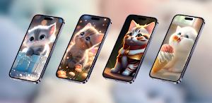 Cute Kitten Wallpaper for Cats Screenshot 0