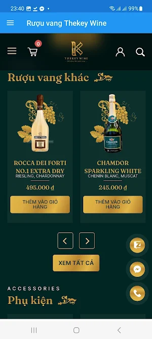 Rượu vang Thekey Wine Screenshot 1