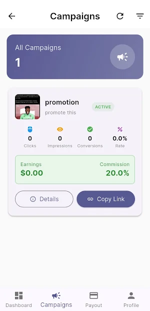 SalesBets Influencer App Screenshot 3