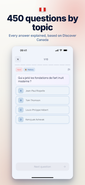 Citoyenneté: Citizenship Test Screenshot 1