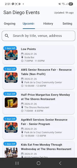 San Diego Events & Festivals Screenshot 1
