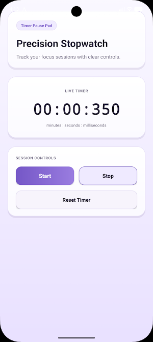 Timer Pause Pad Screenshot 3
