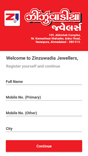 Zinzuwadia Jewellers Screenshot 1