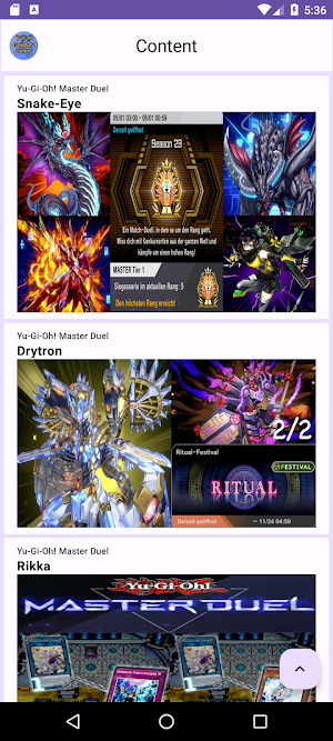 YGO Gameplay Library Screenshot 1