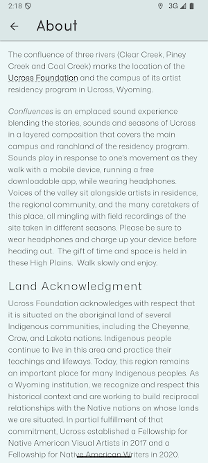 Confluences Screenshot 2