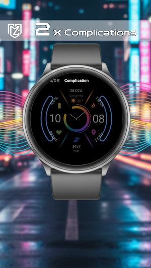 Watch Face Color Digital TMZ Screenshot 2