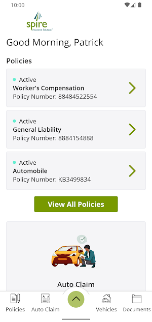 Spire Insurance Client Connect Screenshot 1