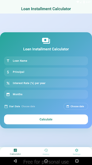 Installment Planner Screenshot 0